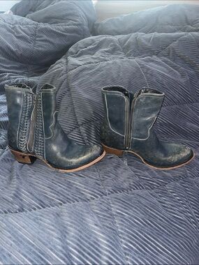 Women’s Lane Short Cowboy Blue Boots